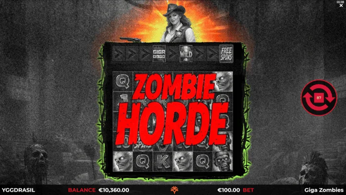 Giga Zombies - horde de zombies sur les rouleaux